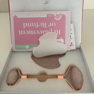 Rose Quartz Jade Roller & Gua Sha